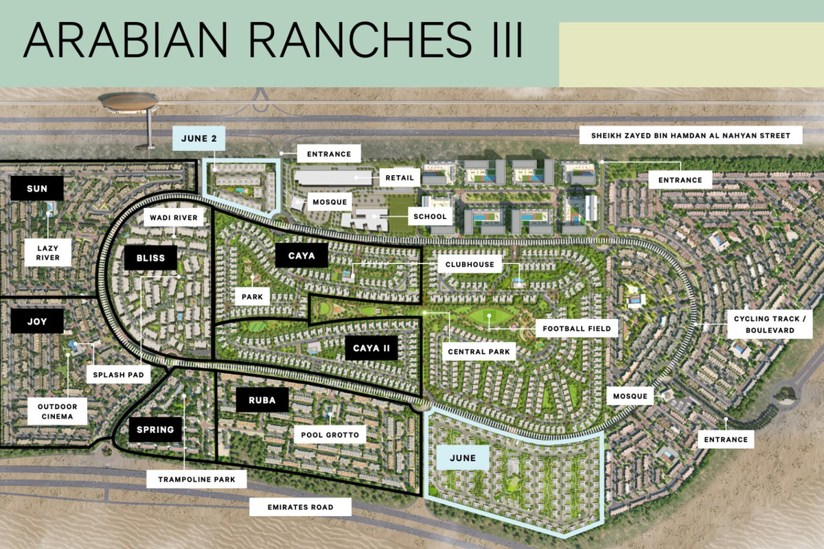 4 Bedroom | June | Arabian Ranches III