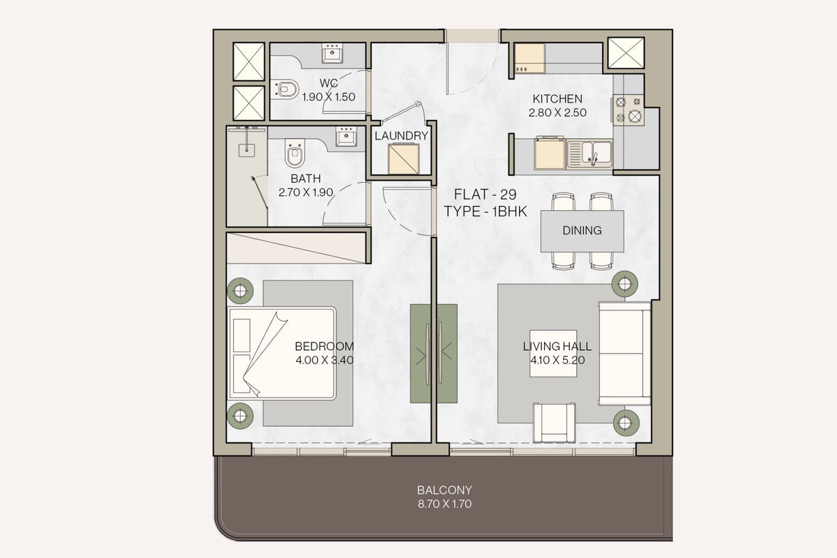 1 Bedroom | Helvetia Residences | Jumeirah Village Circle